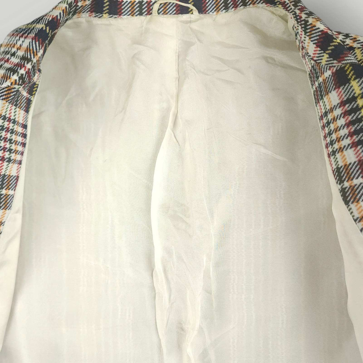 Vintage 60s Ivy Style Wide Lapel Prince of Wales Check Sport Coat 42R