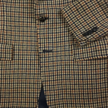 Vintage 70s Austin Reed Classic Fit Shetland Tweed Wool Gun Club Check Sports Coat 38R