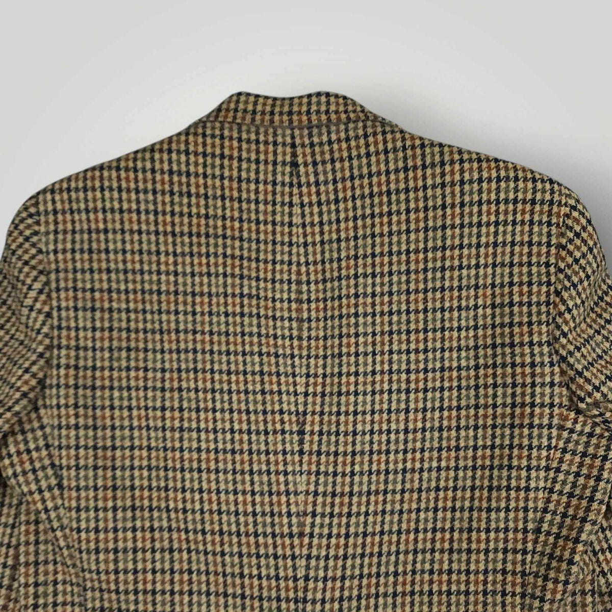 Vintage 70s Austin Reed Classic Fit Shetland Tweed Wool Gun Club Check Sports Coat 38R