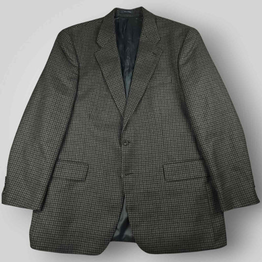 Vintage Chaps Ralph Lauren Gun Club Check Wool Sport Coat 46L