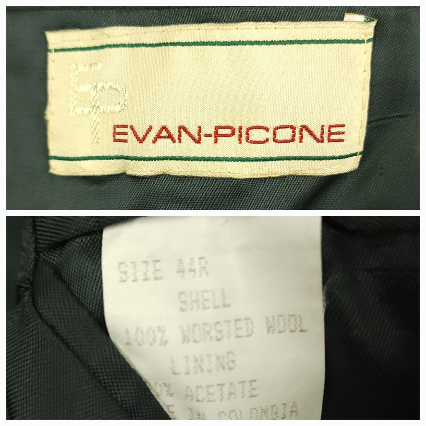 Vintage 90s Classic Fit Gun Club Check Wool Sport Coat 44R