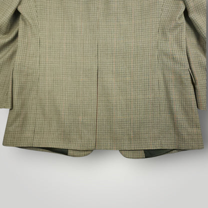 Vintage 90s Classic Fit Gun Club Check Wool Sport Coat 44R